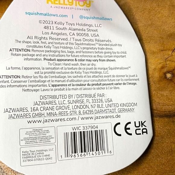 Squishmallows Evangelica The Pink Spotted Cow 3.5” Clip Keychain Vday 2023 - Picture 7 of 7